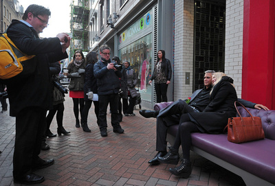 バレンタインはJ・クルーニーと一緒に、英ロンドン