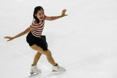 GPデビュー中井亜美が女子SP首位発進、坂本2位 フランス杯