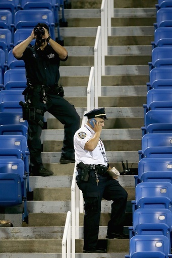 全米OP試合中のドローン落下事件で26歳の男を逮捕