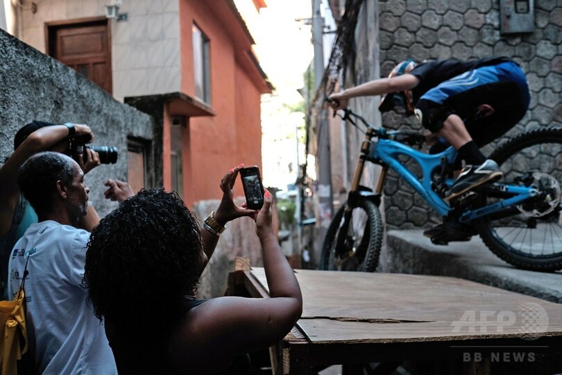 リオの貧困地区がマウンテンバイクのサーキットに