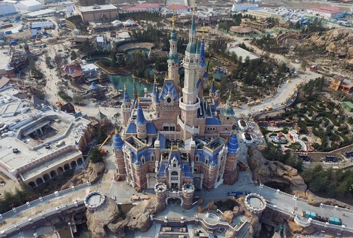 上空から見た上海ディズニー、チケット販売も開始 写真6枚 国際