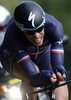 2012年UCIロード世界選手権大会（2012 UCI Road World Championships）は19日、男子エリート個人タイムトライアル（ヘールレンからファルケンブルフ、45.7キロメートル）が行われ、ドイツのトニー・マルティン（Tony Martin）が58分38秒で連覇を果たした。

レースに臨むフランスのシルヴァン・シャヴァネル（Sylvain Chavanel、2012年9月19日撮影）。(c)AFP/FRANCK FIFE