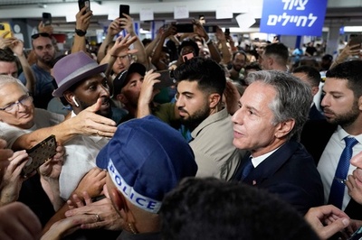 「米国に神の祝福あれ！」 イスラエル市民、ブリンケン氏大歓迎
