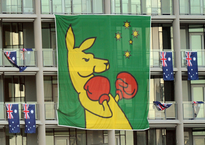 豪州チームの「ボクシング・カンガルー」が火種に、バンクーバー五輪