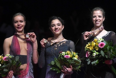 メドベデワが欧州選手権連覇、歴代最高得点を樹立