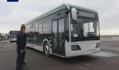 中国製新エネバス ウズベキスタン向け出荷開始