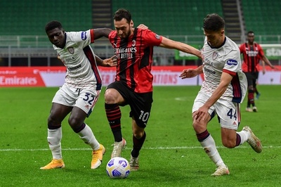 ミランがドロー、今節でのCL出場決められず トップ4争い混戦