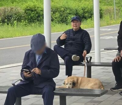 弾劾後も自由な日常？…尹錫悦前大統領、漢江で愛犬と“のんびり散歩”姿