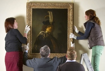 英邸宅の絵画、レンブラント「本物」の自画像と判明