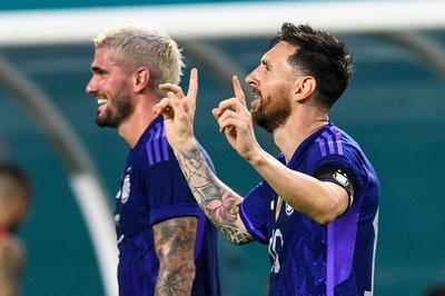 メッシ2発でアルゼンチン勝利、ブラジルもガーナに快勝 国際親善試合