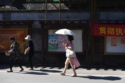 猛暑続く中国、上海では観測史上最高の40.9度