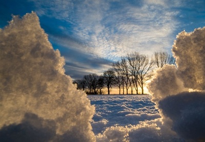ドイツ各地の幻想的な冬景色