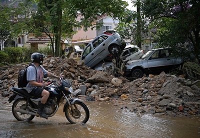 ブラジル南東部豪雨、死者94人に 不明35人