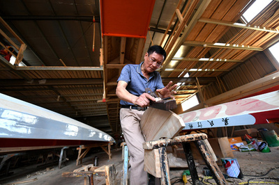 ドラゴンボート手作り、700年守り続ける伝統 福建