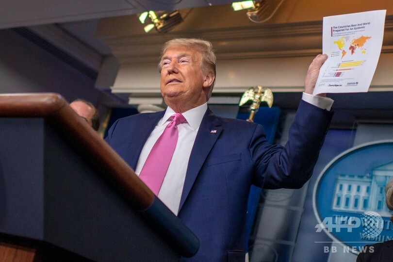 トランプ氏、米国内の新型コロナ流行「不可避ではない」 渡航制限拡大も
