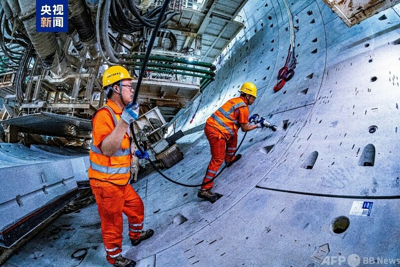 世界最大直径の水中シールドトンネル 中国黄河区間の掘削完了