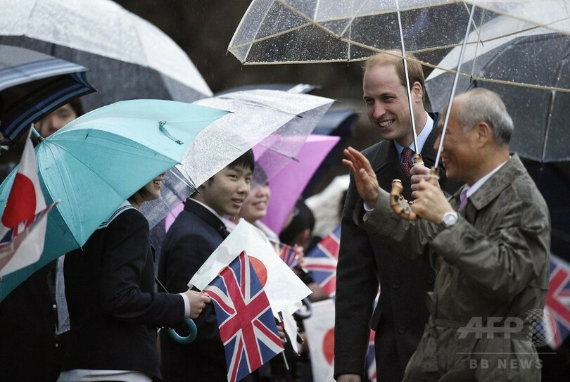 英ウィリアム王子、初来日