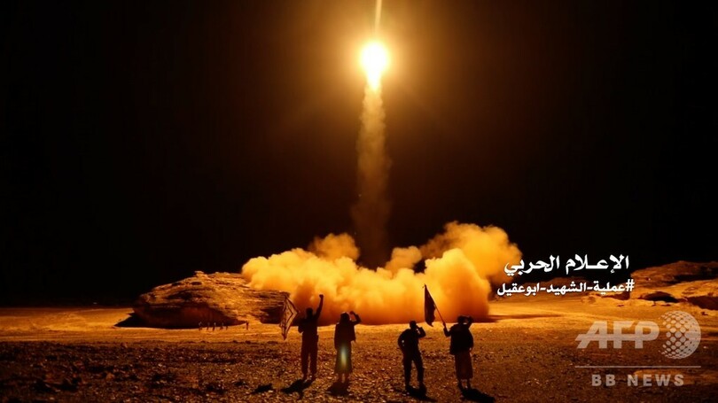 サウジ連合軍、首都狙ったミサイル迎撃 フーシ派が発射