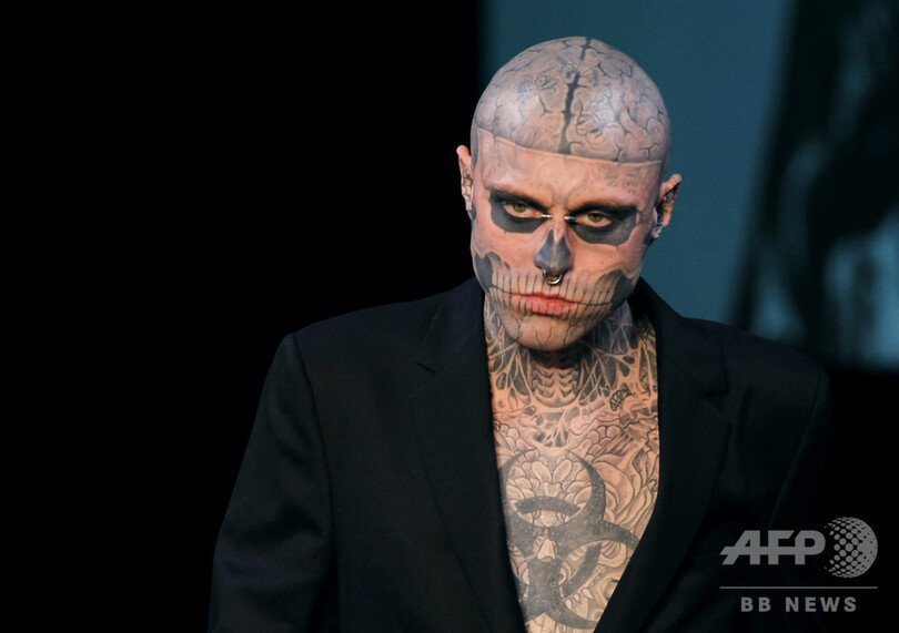 全身タトゥーモデル、ゾンビボーイさんは「事故死」 カナダ検視当局