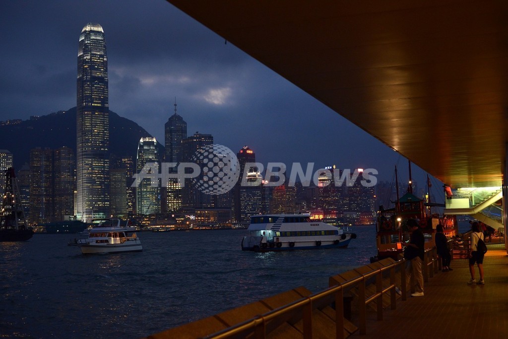 香港の光害は「世界最悪レベル」、夜空の明るさは基準値の1000倍 香港の光害は「世界最悪レベル」、夜空の明るさは基準値の1000倍