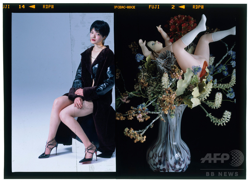 「マメ」荒木経惟とのコラボ写真作品を発表