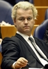 オランダ・ハーグ（Hague）の議会に出席する極右政党自由党（Party for Freedom、PVV）のヘールト・ウィルダースGeert Wilders）議員（2008年3月18日撮影）。(c)AFP/ANP/MARCEL ANTONISSE