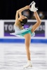 21-22フィギュアスケートグランプリ（GP）シリーズ第2戦、スケート・カナダ、女子シングル・フリースケーティング（FS）。演技に臨む三原舞依（2021年10月30日撮影）。(c)Geoff Robins / AFP