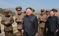 江原道で建設が進められている観光地区を視察する金正恩朝鮮労働党委員長。朝鮮中央通信配信（2019年4月6日配信、撮影日不明）。(c)AFP PHOTO/KCNA VIA KNS