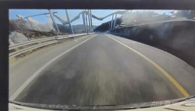 韓国高速道路で建設途中の橋崩落、9人死傷