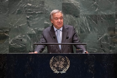 国連事務総長、「新たな冷戦」回避を呼び掛け