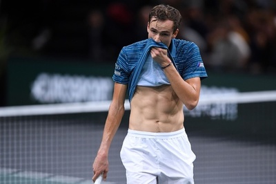 メドベージェフまさかの2回戦敗退、前年王者も姿消す パリ・マスターズ