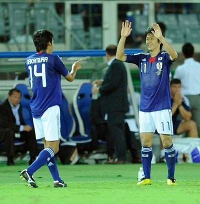 日本 パラグアイに雪辱、香川が決勝点