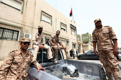 武装集団がリビア司法省を包囲、内務省と外務省に次いで