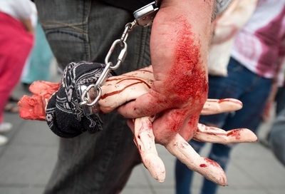 独フランクフルトの街にゾンビが出現！