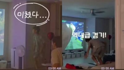 元サッカー韓国代表一家に「騒音トラブル」批判…W杯を午前3時にTV観戦