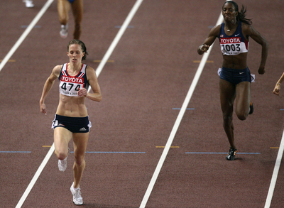 サンダース 女子400メートル決勝へ