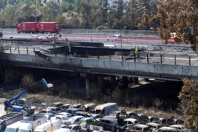 伊タンクローリー爆発 運転手死亡、負傷者145人に