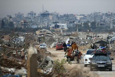 ショルツ独首相、トランプ氏のガザ提案は「恥ずべき」構想