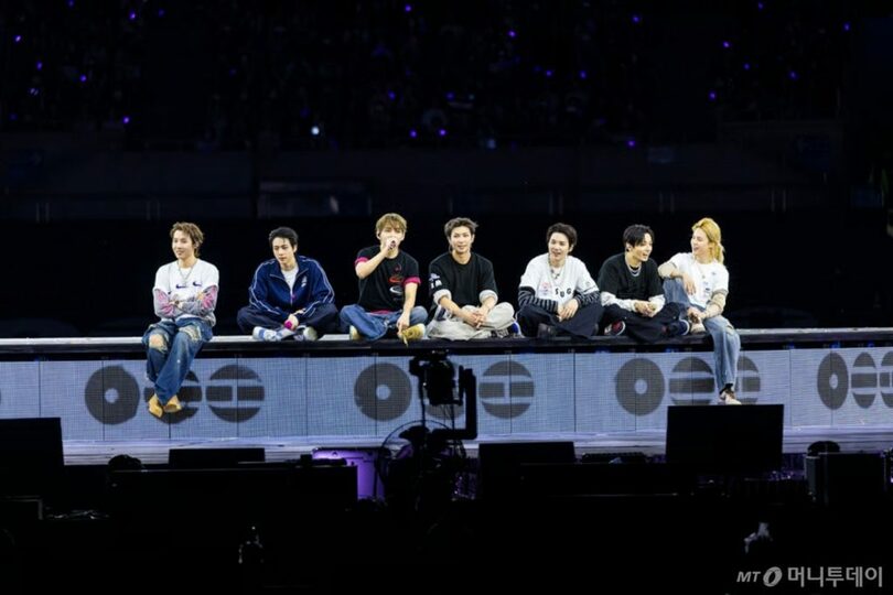 釜山アジアド主競技場で開かれた「BTS WORLD TOUR ‘ARIRANG’ IN BUSAN」＝HYBE(c)MONEYTODAY