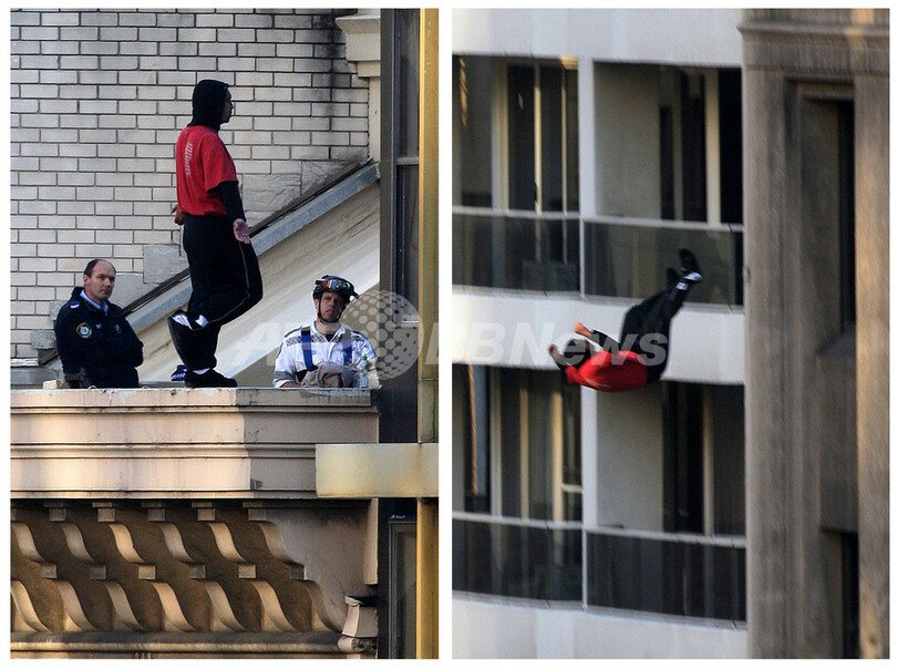 公衆の前で飛び降り自殺 シドニー 写真1枚 国際ニュース Afpbb News