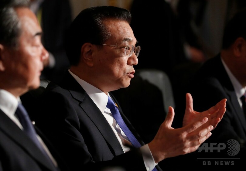 日中韓首脳会談、迎賓館で始まる