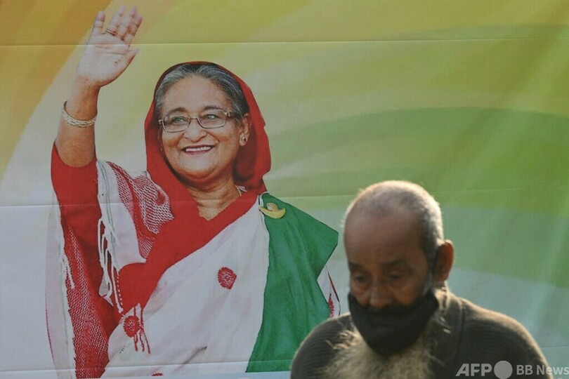 ハシナ・バングラデシュ首相、通算5期目へ 総選挙で与党勝利