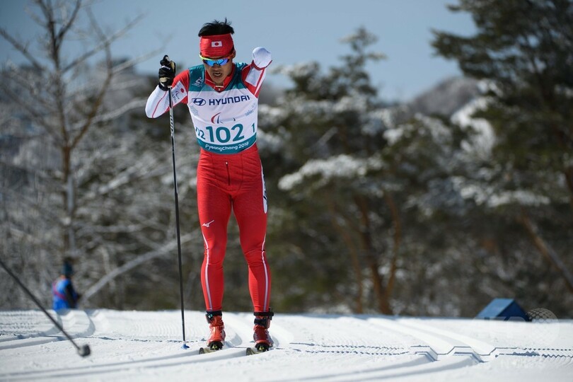 新田がクロカン10kmクラシカルで金メダル、平昌パラ