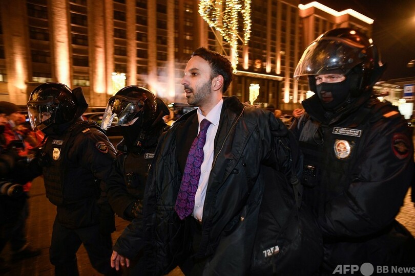 ナワリヌイ氏の執行猶予取り消し、欧米諸国が非難