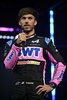 2024年シーズンの新車発表会に参加したフォーミュラワン（F1、F1世界選手権）・アルピーヌのピエール・ガスリー（2024年2月7日撮影）。(c)Ben Stansall / AFP