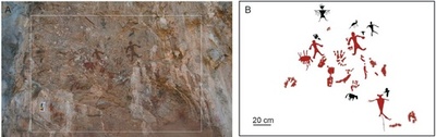 中国雲南省で約4220年前の先史時代の岩絵を発見