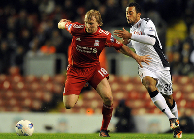 リバプール、本拠地でフラムに初黒星