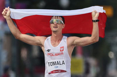 ポーランドのトマラが金 東京五輪、男子50キロ競歩