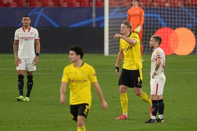 ドルトがセビージャに先勝 2発のハーランドを敵将も称賛 欧州CL