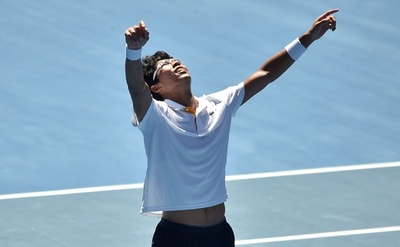 全豪OP4強のチョン、錦織圭から刺激「彼はアジア選手の誇り」